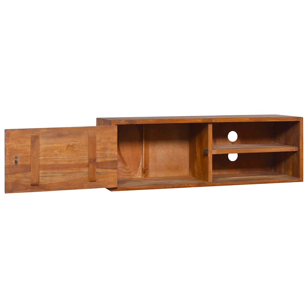 Thumbnail - vidaXL Wand-TV-Schrank 90x30x30 cm Teak Massivholz
