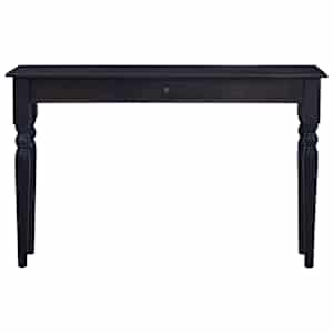 vidaXL Konsolinis staliukas, kavos, 120cm, raudonmedžio masyvas