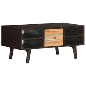 Konferenční stolek 100 x 50 x 45 cm masivní recyklované dřevo - obrázek 7