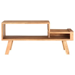 Konferenční stolek 100 x 50 x 45 cm masivní akáciové dřevo - obrázek 2