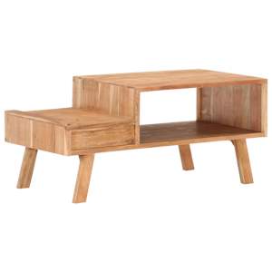 Konferenční stolek 100 x 50 x 45 cm masivní akáciové dřevo - obrázek 3