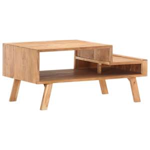 Konferenční stolek 100 x 50 x 45 cm masivní akáciové dřevo - obrázek 8