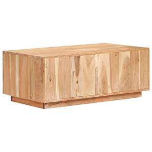 Konferenční stolek 90 x 50 x 35 cm masivní recyklované dřevo - obrázek 4
