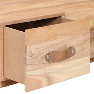 Konferenční stolek 90 x 50 x 35 cm masivní recyklované dřevo - obrázek 6