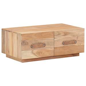 Konferenční stolek 90 x 50 x 35 cm masivní recyklované dřevo - obrázek 8