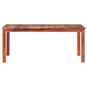 vidaXL Mesa de comedor madera maciza 180x90x76 cm