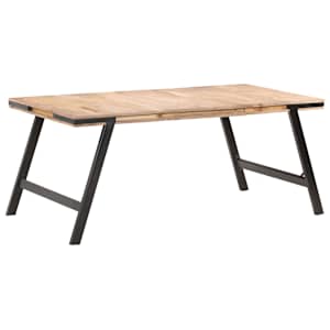 Jídelní stůl 180 x 90 x 76 cm masivní mangovníkové dřevo