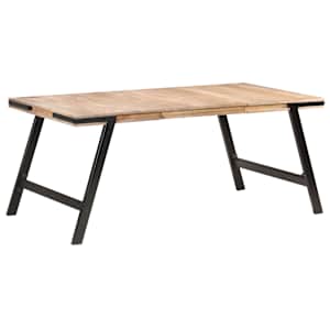 Jídelní stůl 180 x 90 x 76 cm masivní mangovníkové dřevo - obrázek 9