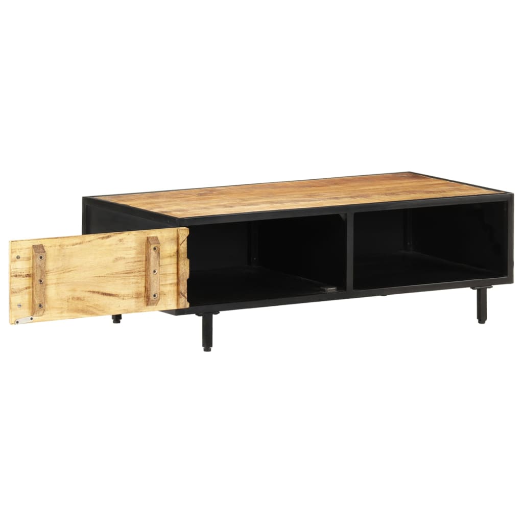 Thumbnail - vidaXL Couchtisch 105x50x35 cm Raues Mangoholz