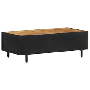 Konferenční stolek 105 x 50 x 35 cm hrubé mangovníkové dřevo - obrázek 4