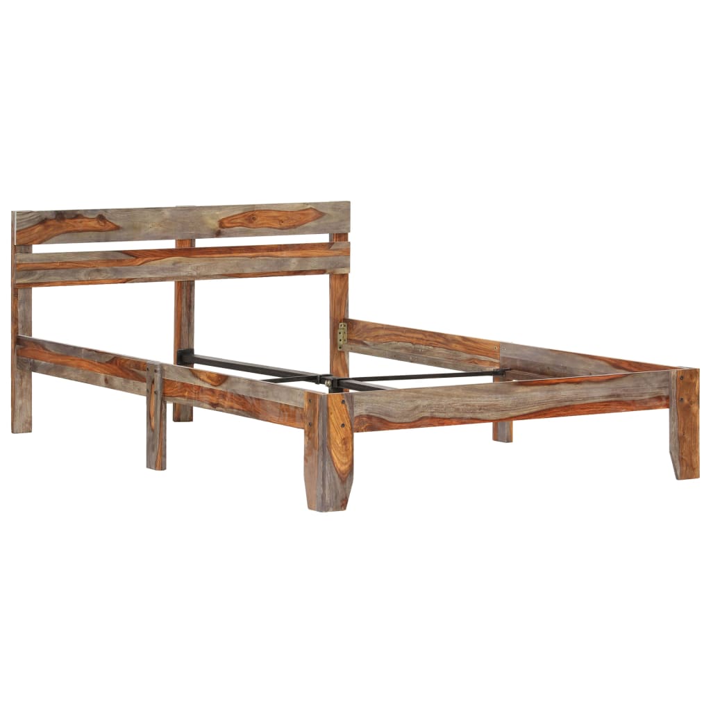 Cadru de pat, 120 x 200 cm, lemn masiv de sheesham