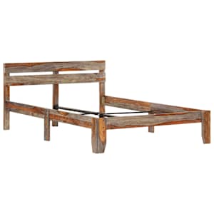 vidaXL Estructura de cama sin colchón madera maciza 120x200 cm