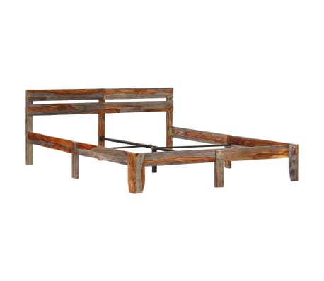 vidaXL Rama łóżka, lite drewno sheesham, 160x200 cm