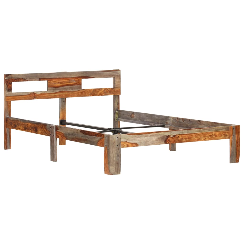Cadru de pat, 120 x 200 cm, lemn masiv de sheesham