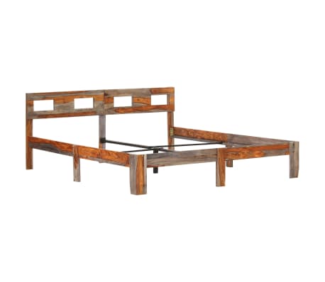 vidaXL Estructura de cama de madera maciza de sheesham 160x200 cm