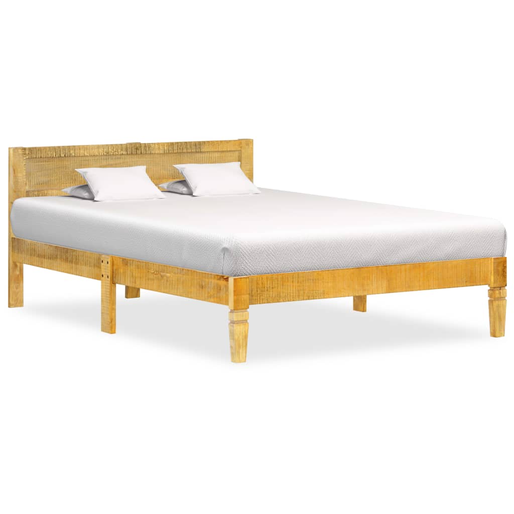 vidaXL Cadru de pat, 120 cm, lemn masiv de mango