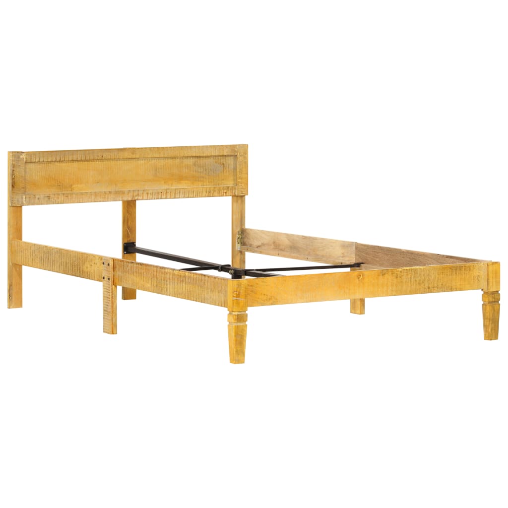Bed Frame Solid Mango Wood 120 Cm Home And Garden All Your Home Interior Needs In One Place