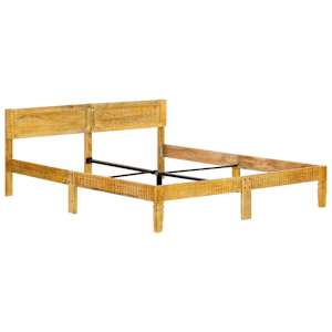 vidaXL R&uacute;mgrind Gegnheill Mang&oacute;vi&eth;ur 180 cm