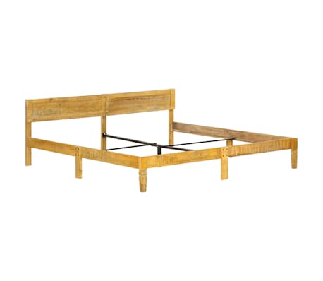 vidaXL sengestel 200 cm massivt mangotr&aelig;