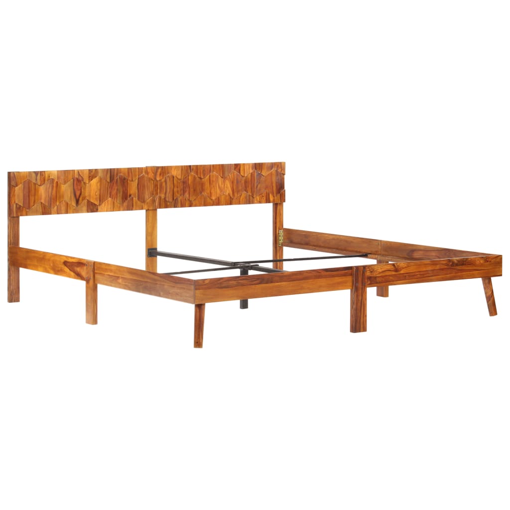

vidaXL Bedframe massief sheeshamhout 180x200 cm