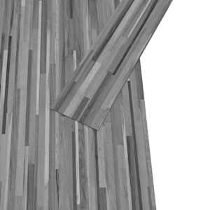 Podlahová prkna 5,02 m² 36 pcs PVC Pruhovaná šedá - obrázek 4