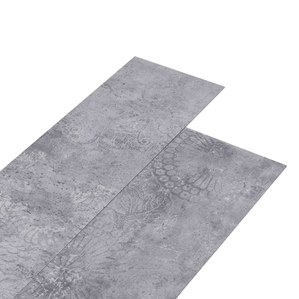 Podlahové desky PVC 4,46 m² 3 mm cementová šedá