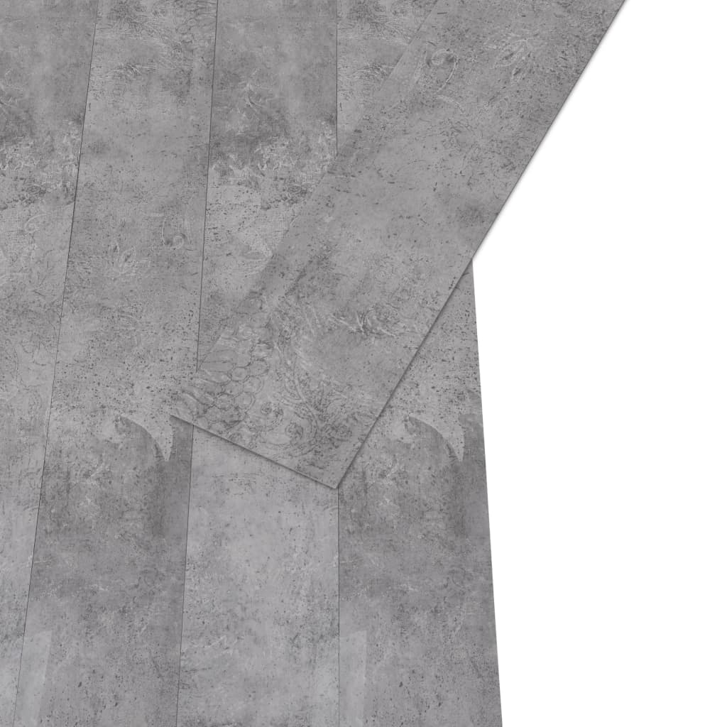 

vidaXL Vloerplanken 4,46 m² 3 mm PVC cementbruin