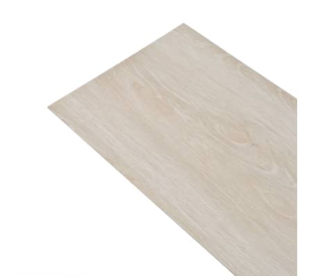 vidaXL Listoni Pavimenti Non Autoadesivi PVC 4,46 m² 3mm Rovere Bianco