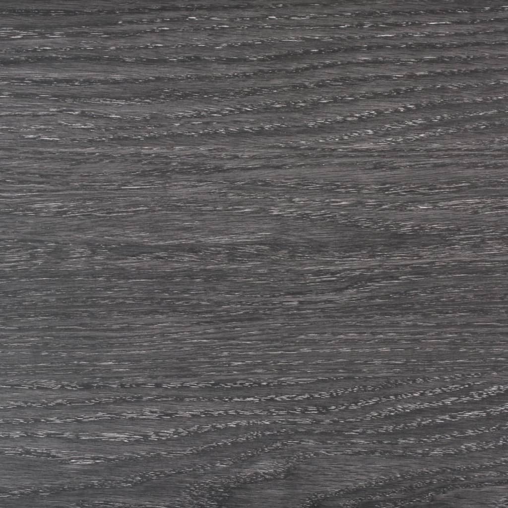 Fekete nem öntapadó PVC padlóburkoló lapok 3 mm 4,46 m² 