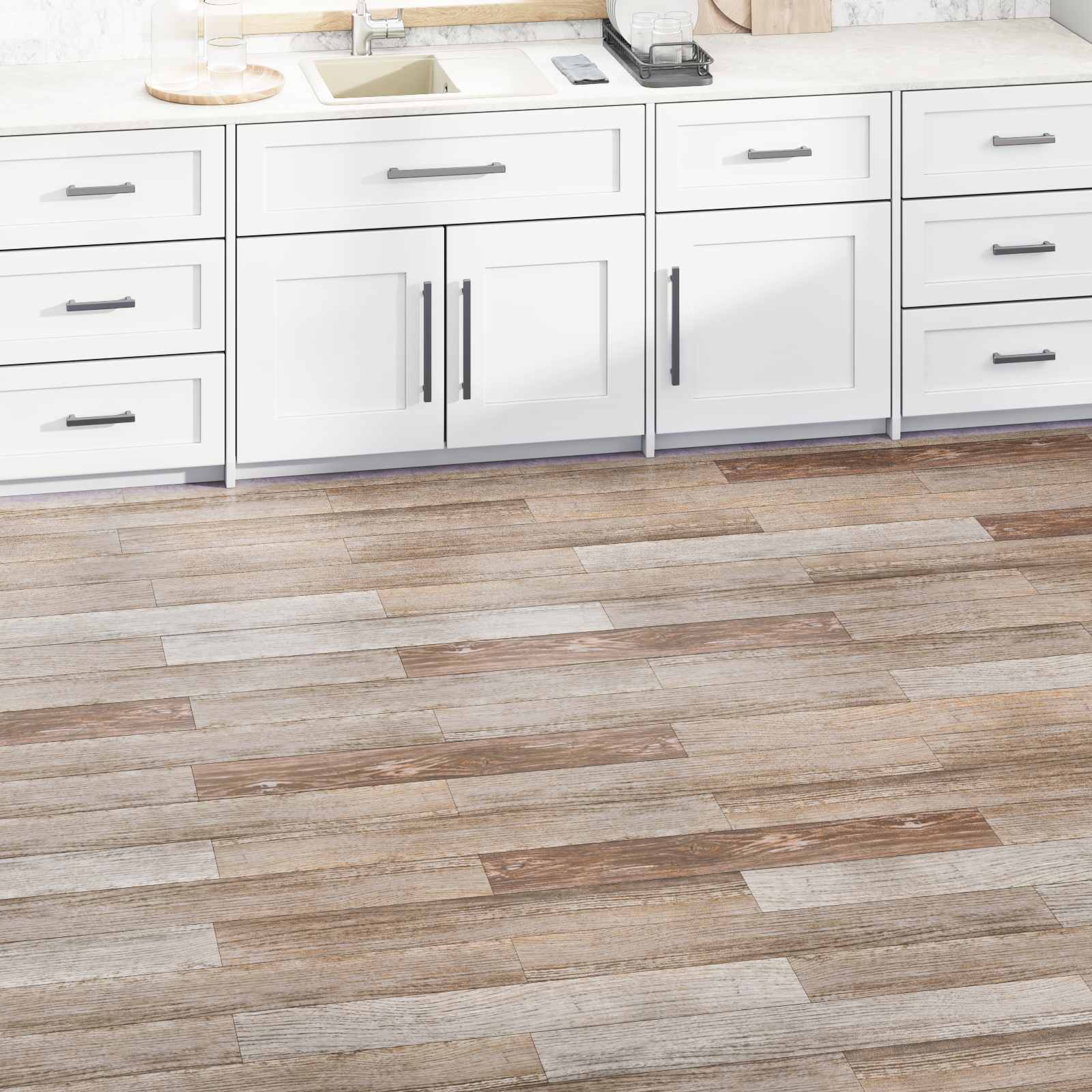 vidaXL Bodenplanken 36 pcs Braun 5,02 m² PVC