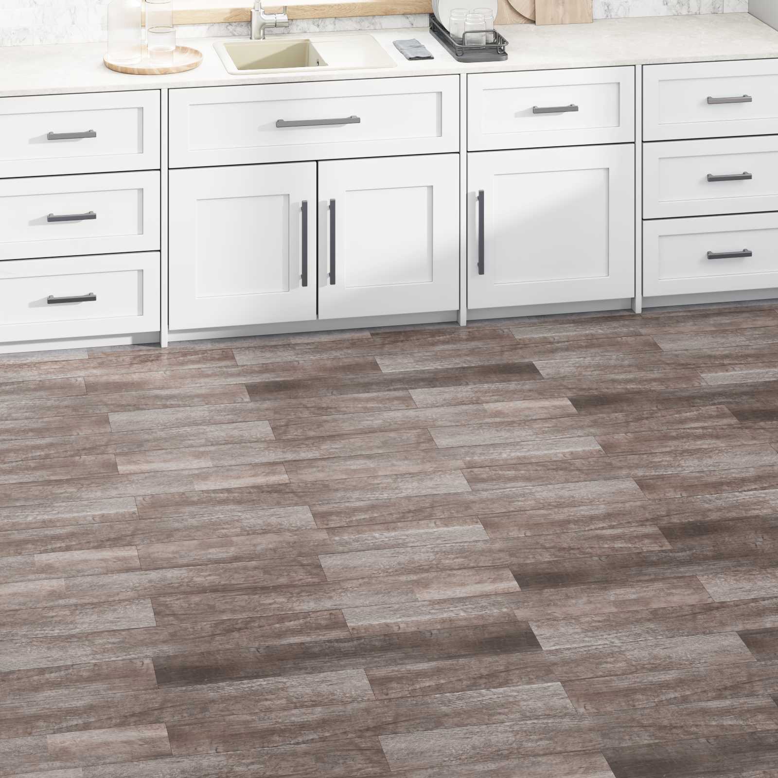 vidaXL Plăci de Pardoseală 5,02 m² 36 pcs PVC Maro lemn mat