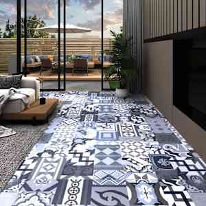 Talne deske 55 pcs večbarvno 5,11 m² PVC