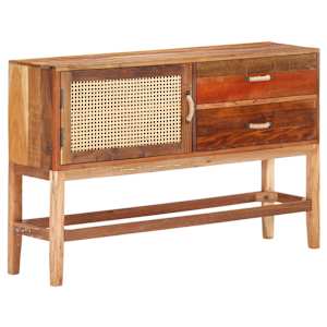 Příborník 118 x 30 x 76 cm masivní recyklované dřevo - obrázek 11