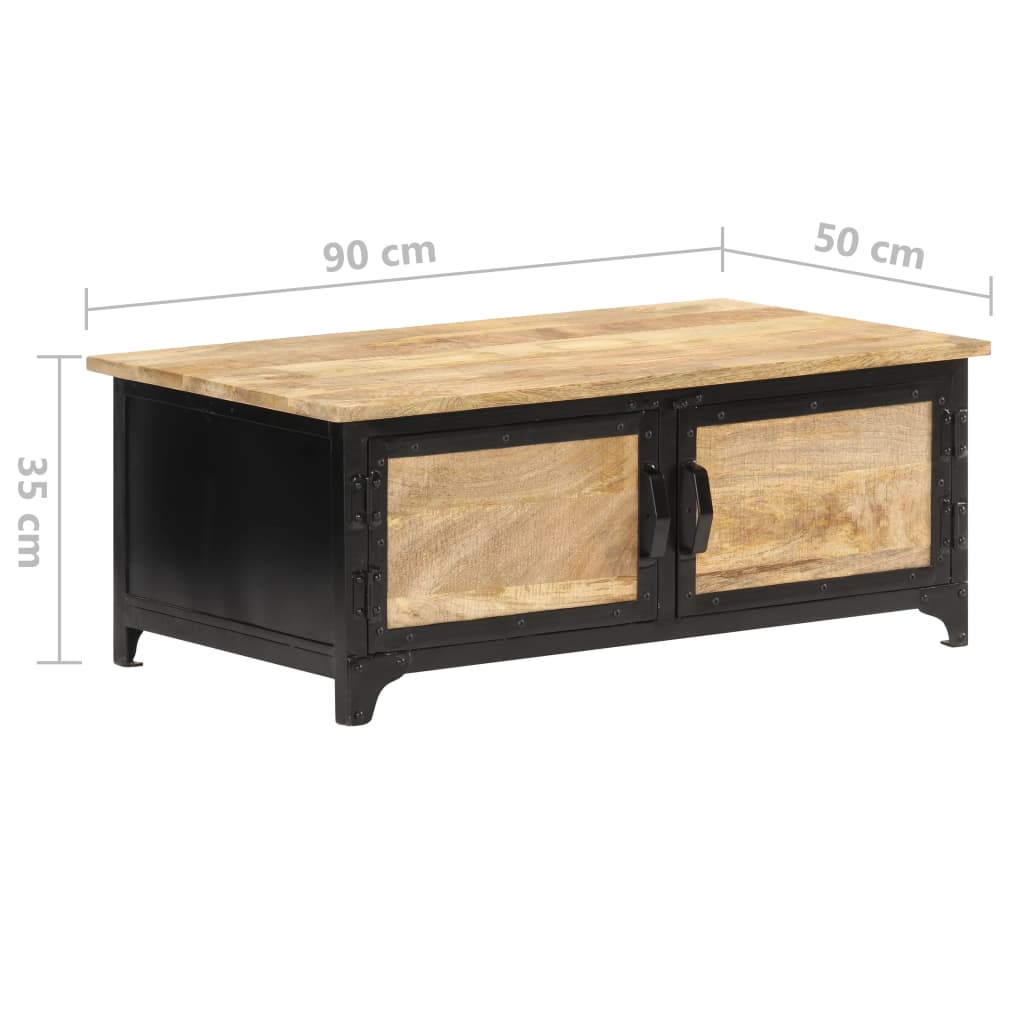 Kavos staliukas, 90x50x35cm, mango medienos masyvas | Stepinfit