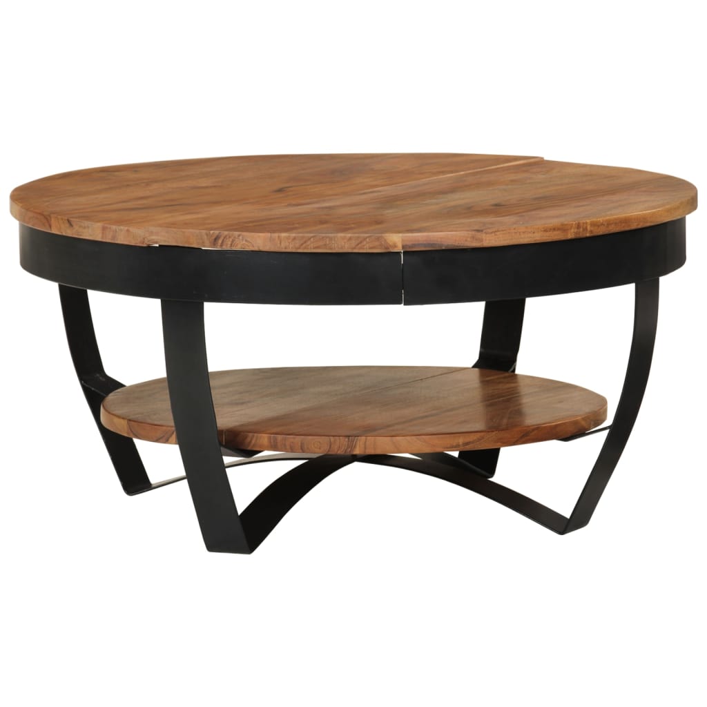Kavos staliukas, 65x65x32cm, akacijos medienos masyvas | Stepinfit