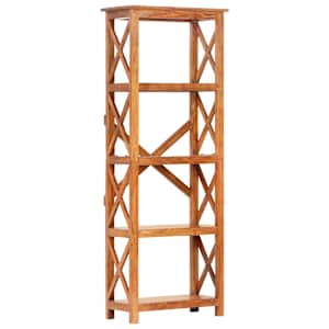 Knihovna 60 x 30 x 160 cm masivní akácie s medovým povrchem - obrázek 11