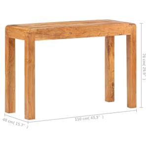 Konzolový stolek 110x40x76 cm masivní akácie s medovým povrchem - obrázek 7