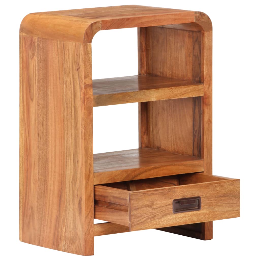 vidaXL Nachtkastje 40x30x60 cm acaciahout met honingafwerking afbeelding