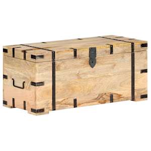 vidaXL hoiukast 90 x 40 x 40 cm, mangopuit
