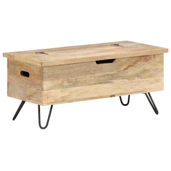 vidaXL hoiukast 90 x 40 x 45 cm, mangopuit