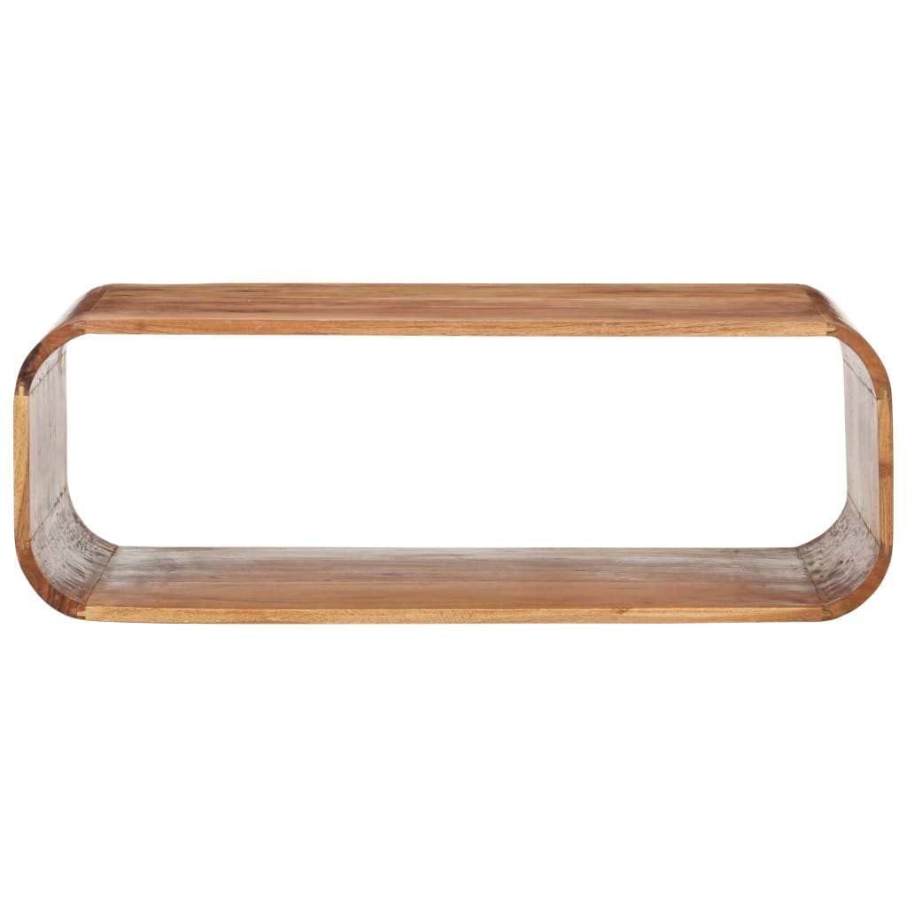 vidaXL Salontafel 90x50x30 cm massief acaciahout afbeelding