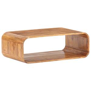 Konferenční stolek 90 x 50 x 30 cm masivní akáciové dřevo - obrázek 9