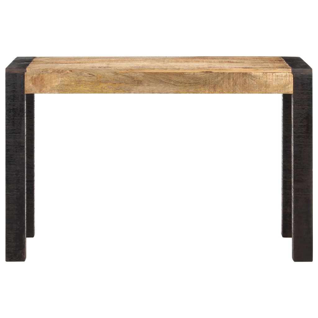 vidaXL Dining Table 120x60x76 cm Solid Rough Mango Wood