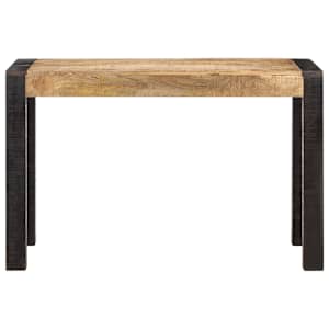 vidaXL Spisebord 120x60x76 cm grov heltre mango