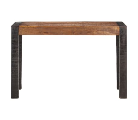 vidaXL Dining Table 120x60x76 cm Solid Rough Mango Wood