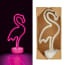 Huismerk Luxe Flamingo Neon Licht Roze huismerk kopen in de aanbieding