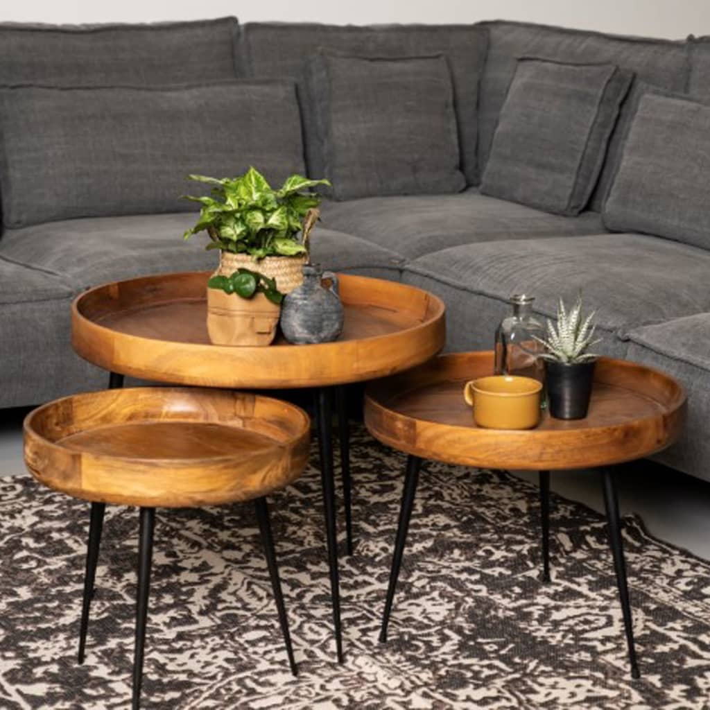 HSM Collection Beistelltisch Ventura 50x 42 cm