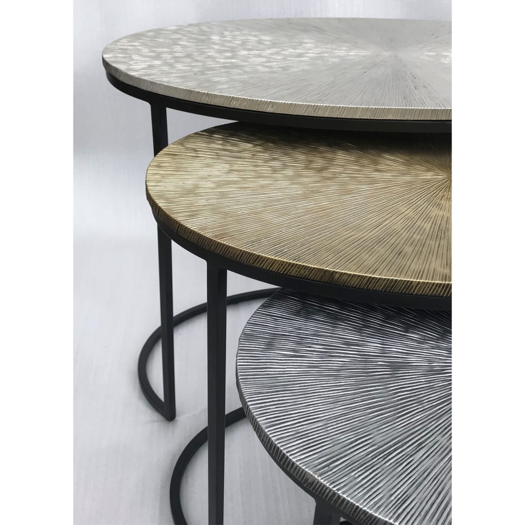 

HSM Collection 3-delige Salontafelset Fletcher ovaal