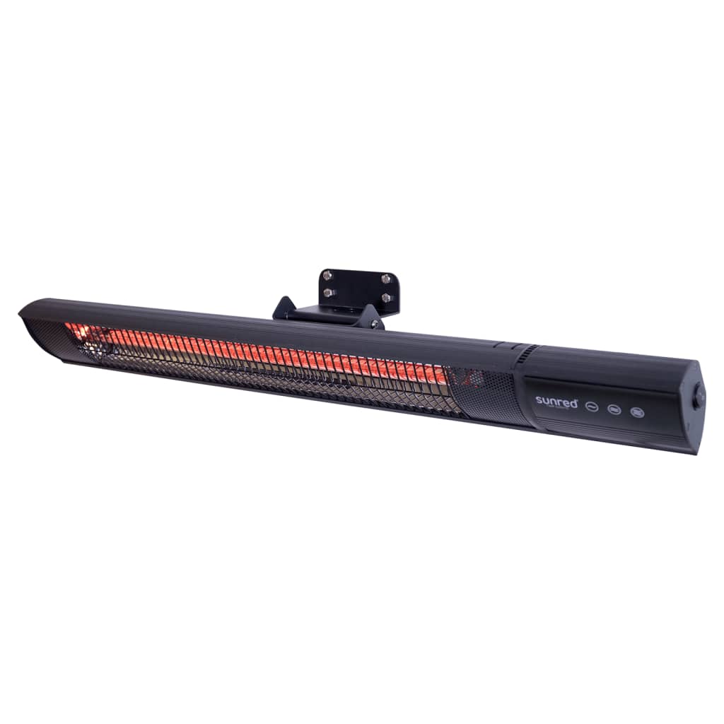 

Sunred Wandverwarmer Royal Diamond Dark 2000 W Rose Gold Carbon zwart