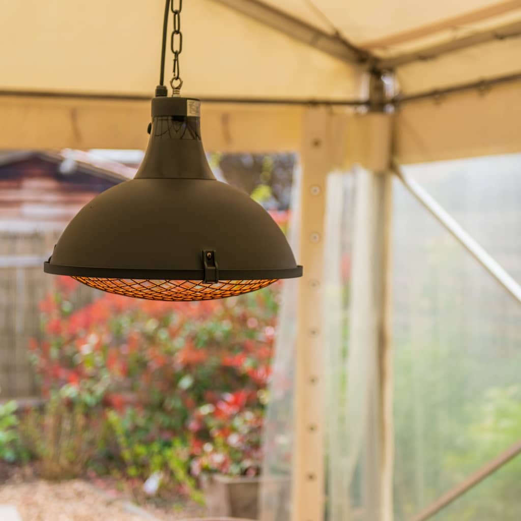 Висящ нагревател Indus II, 2100W, халоген, черен